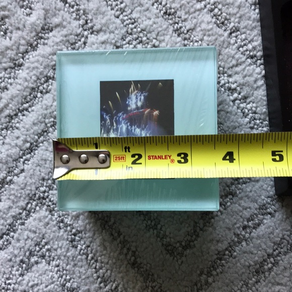 Set of 4 glass photo coasters -BNIB - Picture 4 of 5
